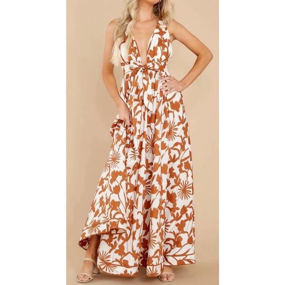Aakaa Dresses & Skirts - AaKaa boho floral maxi dress women's size S